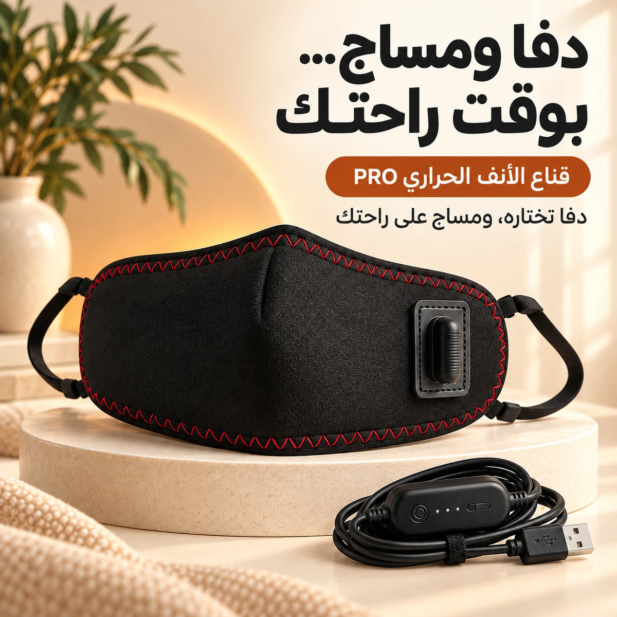 برد الأنف منغّص راحتك؟ دلّل نفسك بدفا تختاره ومساج يرافق لحظات استرخائك