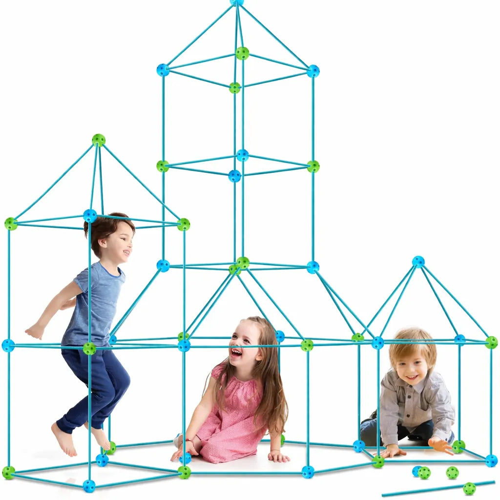 🏰 مجموعة بناء الحصون العملاقة للأطفال – لعبة الإبداع والذكاء اللي تحوّل البيت إلى عالم مغامرات
