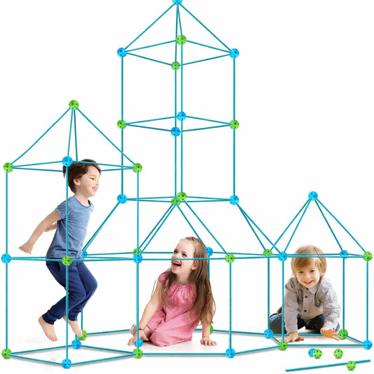 🏰 مجموعة بناء الحصون العملاقة للأطفال – لعبة الإبداع والذكاء اللي تحوّل البيت إلى عالم مغامرات