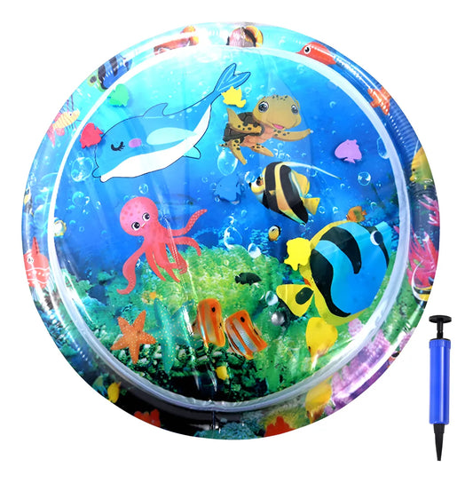 بساط ألعاب مائية للأطفال 👶💦 متعة تخلّي الضحكة ما تفارق وجهه، وحركة مدروسة تقوّي جسمه يوم بعد يوم ✨