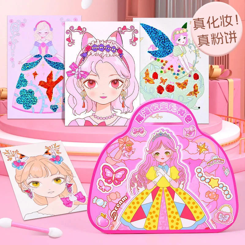 حقيبة حلم كل طفلة 👑 عالم الأميرات والإبداع في حقيبة واحدة