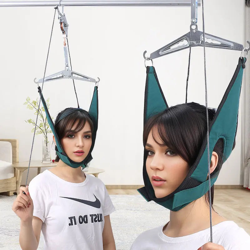 🔥 ودّع ألم الرقبة نهائيًا! جهاز شدّ الرقبة الذكي – راحة فورية من أول استخدام