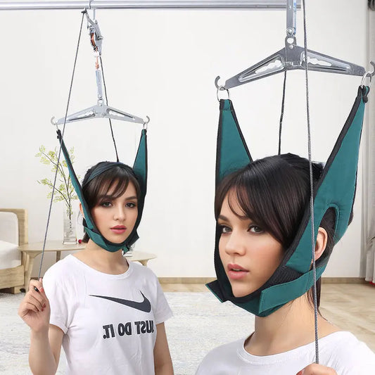 🔥 ودّع ألم الرقبة نهائيًا! جهاز شدّ الرقبة الذكي – راحة فورية من أول استخدام