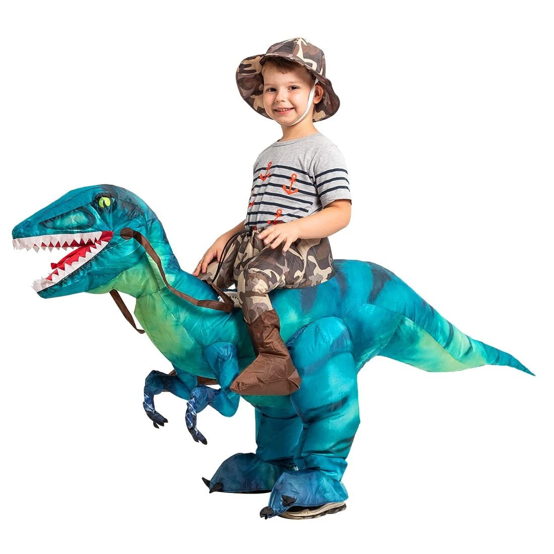 🦖 بدلة الديناصور الهوائية الأسطورية للأطفال – خلي صغيرك يصير نجم كل حفلة!